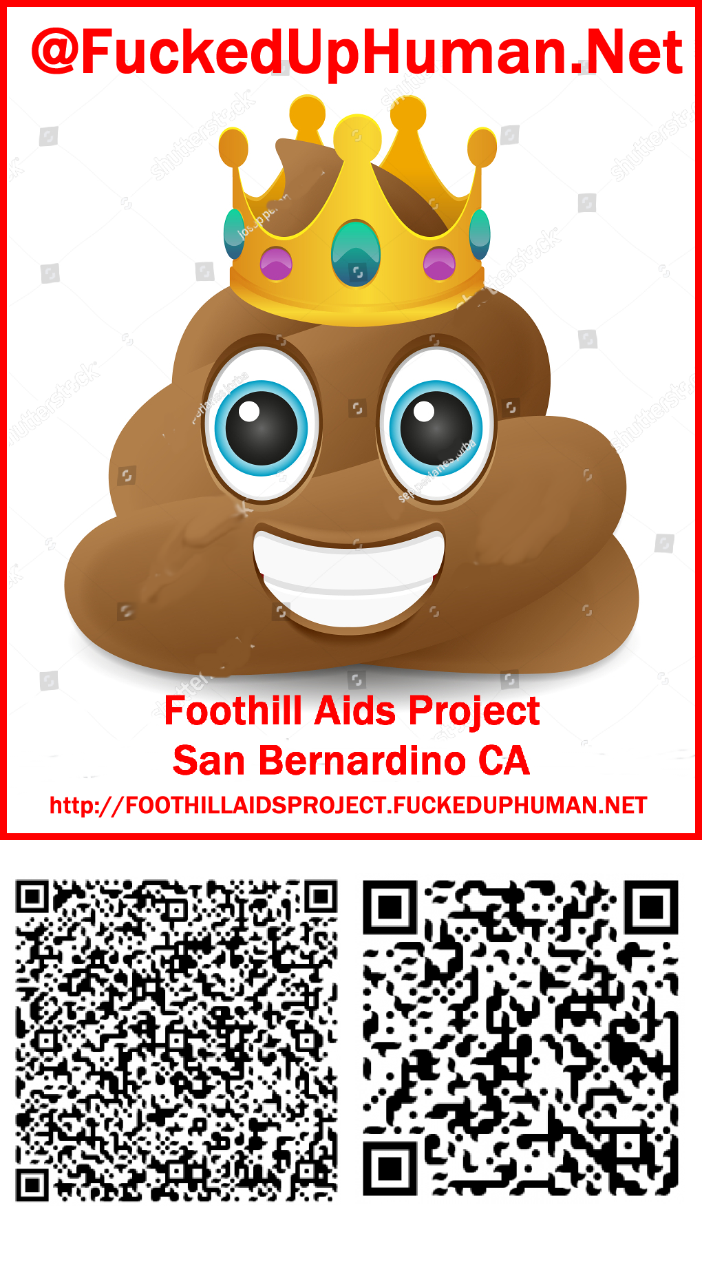 http://foothillaidsproject.fuckeduphuman.net/Shit%20-%20FoothillAidsProject@fuckeduphuman.net.png